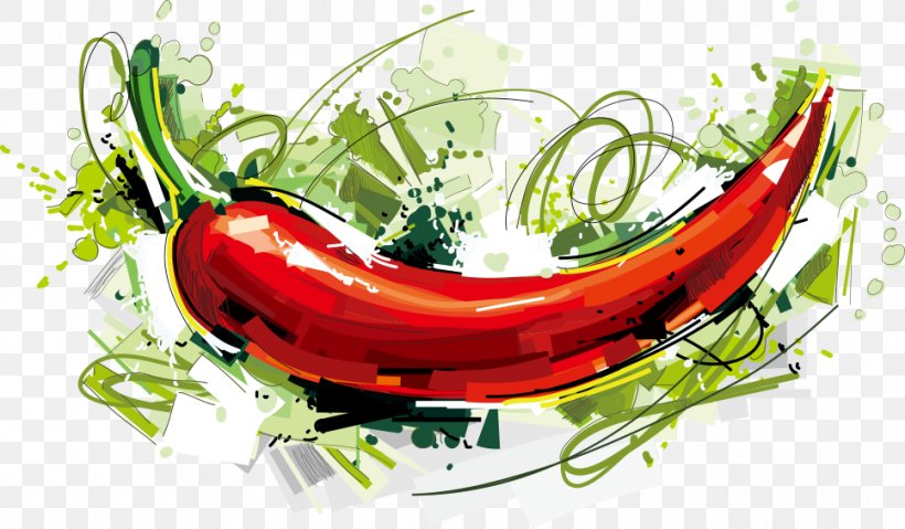 Chili Con Carne Chili Pepper Capsicum Drawing, PNG, 967x565px, Chili Con Carne, Bell Peppers And Chili Peppers, Capsicum, Chili Pepper, Cooking Download Free