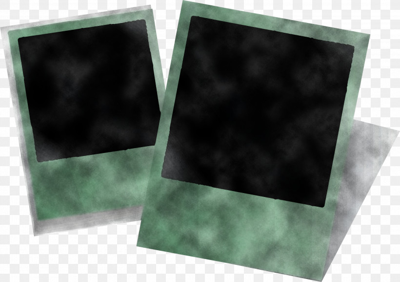 Polaroid Frame, PNG, 3000x2111px, Polaroid Frame, Green, Picture Frame, Teal Download Free