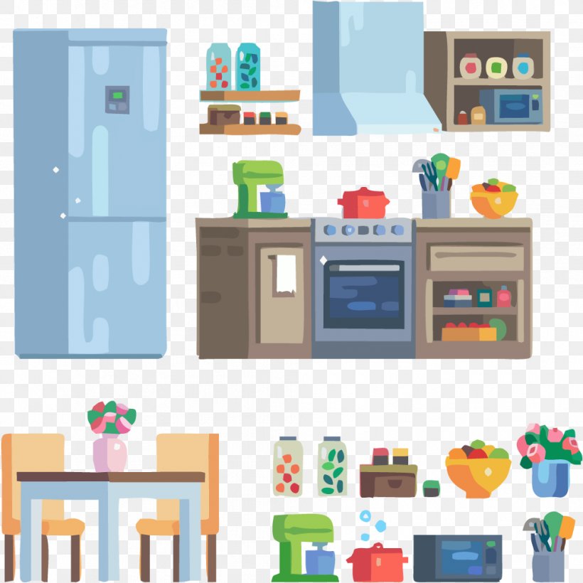 Refrigerator Animation Cartoon, PNG, 1004x1004px, Refrigerator, Animation, Cartoon, Cupboard, Drawing Download Free