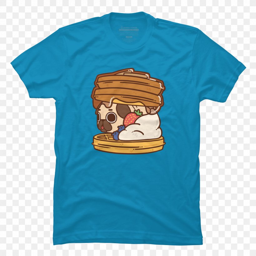 T-shirt Waffle TeePublic Pet, PNG, 1800x1800px, Tshirt, Active Shirt, Baby Toddler Onepieces, Blue, Bluza Download Free
