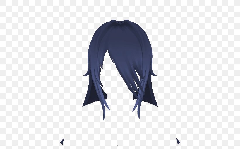 Yandere Simulator Hairstyle Blue Hair, PNG, 512x512px, Yandere Simulator, Afrotextured Hair, Bangs, Blue, Blue Hair Download Free