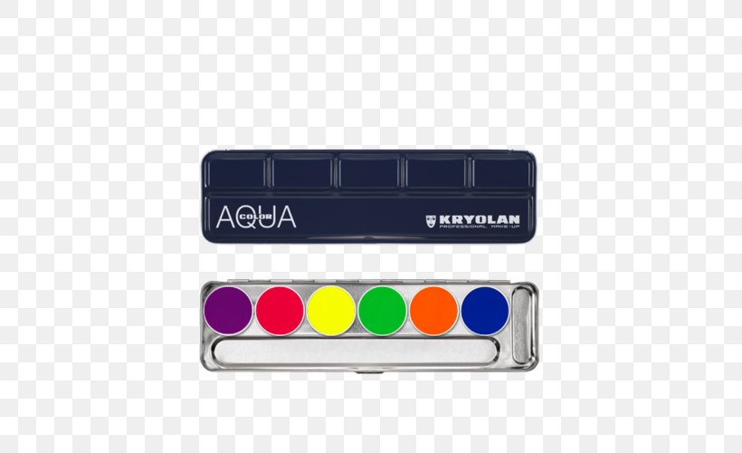 Kryolan Palette Cosmetics Color Scheme, PNG, 500x500px, Kryolan, Beauty, Color, Color Scheme, Concealer Download Free