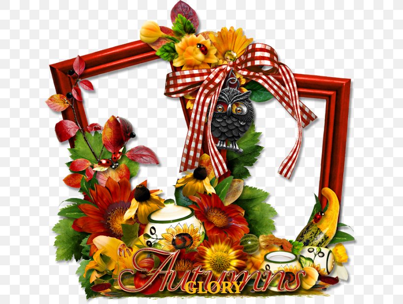 Cut Flowers Autumn Floral Design Wreath, PNG, 640x619px, Flower, Autumn, Blog, Christmas Decoration, Cut Flowers Download Free