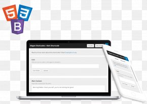 Mageen Short Code WordPress Web Page Plug-in PNG
