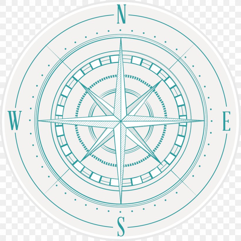 Compass Rose Icon, PNG, 1092x1092px, Compass, Area, Cardinal Direction, Compass Rose, Flat Design Download Free
