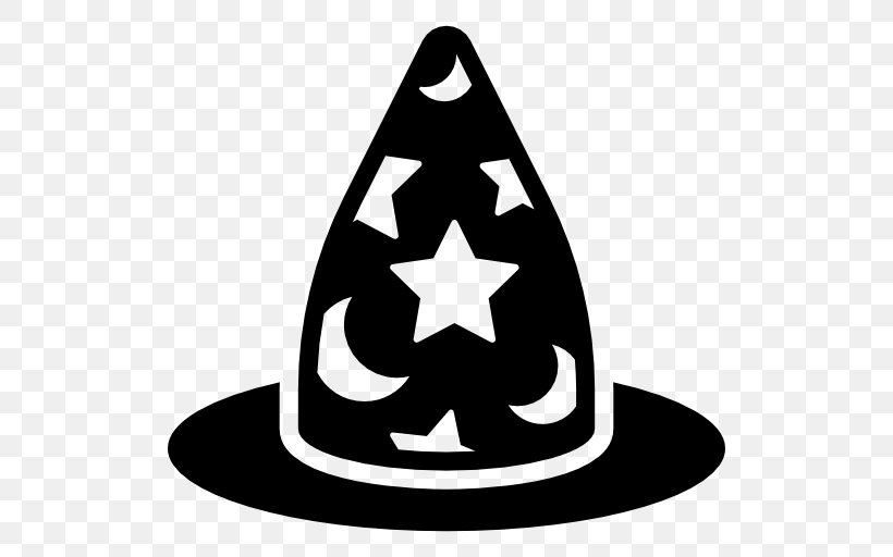 Hat Magician Clip Art, PNG, 512x512px, Hat, Black And White, Cap, Clothing, Cone Download Free