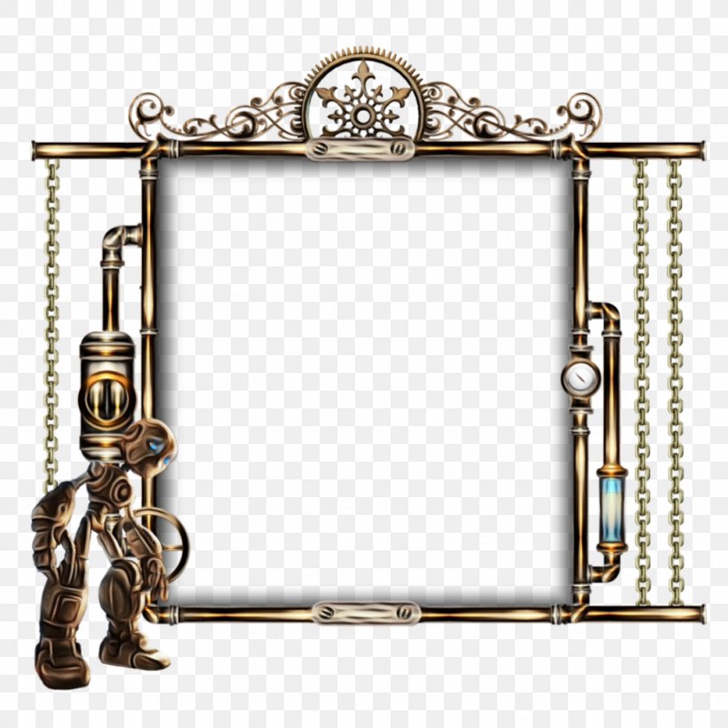 Picture Frame Frame, PNG, 1024x1024px, Steampunk, Brass, Film Frame, Gear, Goggles Download Free