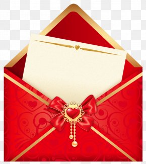 Valentines Day Red Letter PNG Clipart - Valentine's Day Heart Love Letter Clip Art PNG