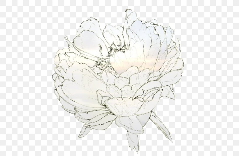 Drawing Peony Watercolor Painting Line Art, PNG, 500x536px, Drawing ...