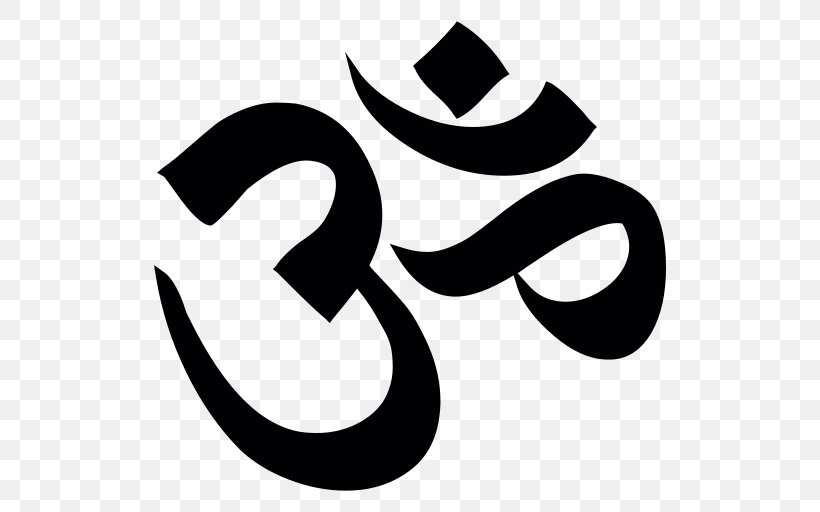 Om Symbol Yoga, PNG, 512x512px, Symbol, Artwork, Black And White, Hinduism, Inner Peace Download Free