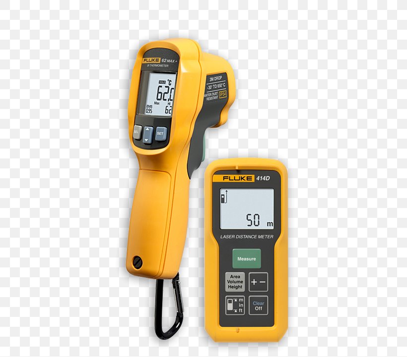 Infrared Thermometers Laser Fluke Corporation Fluke 62 MAX+ Infrared Thermometer, PNG, 376x721px, Infrared Thermometers, Electronic Test Equipment, Electronics, Extech Instruments, Fahrenheit Download Free