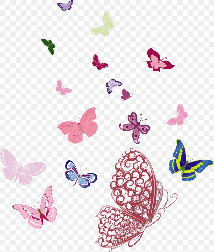 Butterfly Insect Group, PNG, 1281x1509px, Butterfly, Butterflies And Moths, Element, Flower, Group Download Free