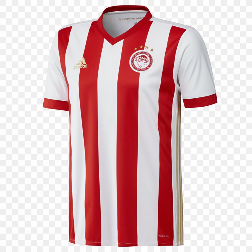 Olympiacos F.C. UEFA Champions League Stoke City F.C. Sunderland A.F.C. Piraeus, PNG, 1000x1000px, 2017, Olympiacos Fc, Active Shirt, Clothing, Collar Download Free