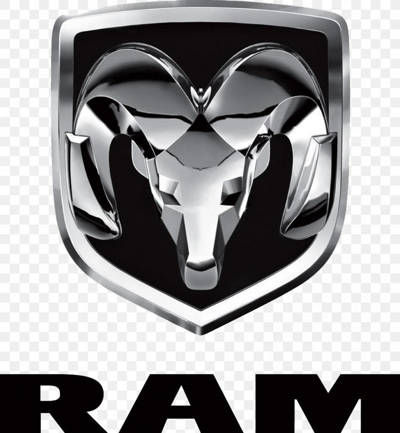 Ram Trucks Dodge Ram Pickup Chrysler Car, PNG, 1000x1082px, Ram Trucks, Automotive Design, Black And White, Brand, Car Download Free