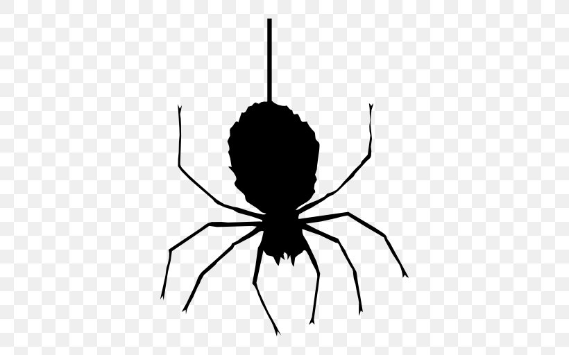 Spider Web Halloween Icon, PNG, 512x512px, Spider, Arachnid, Arthropod, Black, Black And White Download Free