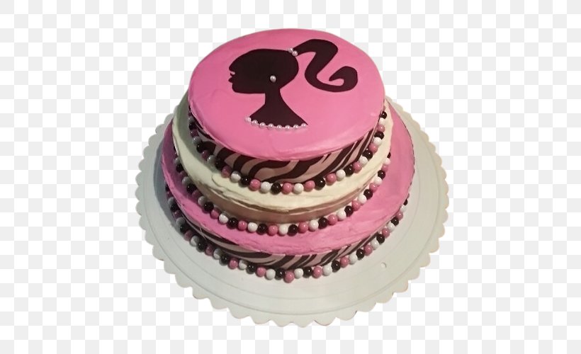 Birthday Cake Torte Frosting & Icing Cake Decorating, PNG, 500x500px, Birthday Cake, Barbie, Birthday, Buttercream, Cake Download Free