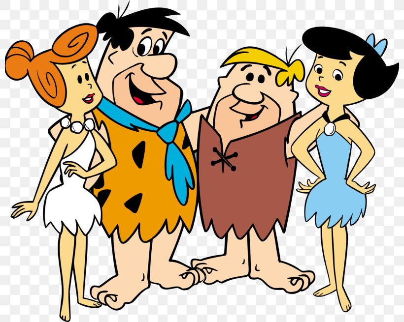 Fred Flintstone Pebbles Flinstone Barney Rubble Betty Rubble Bamm-Bamm Rubble, PNG, 800x655px, Watercolor, Cartoon, Flower, Frame, Heart Download Free