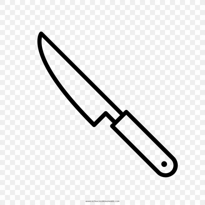 Knife Drawing Coloring Book Black And White, PNG, 1000x1000px, Knife, Adult, Ausmalbild, Black And White, Child Download Free