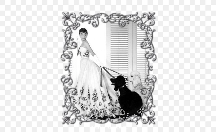 Black Givenchy Dress Of Audrey Hepburn Actor Black And White, PNG, 500x500px, Actor, Art, Audrey Hepburn, Black, Black And White Download Free