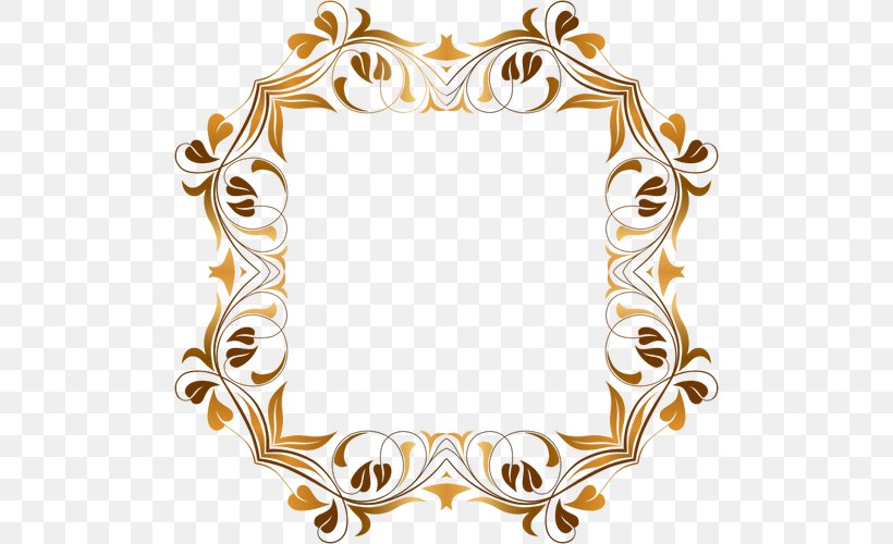Borders And Frames Picture Frames Clip Art, PNG, 500x500px, Borders And Frames, Decorative Arts, Flower, Ornament, Picture Frame Download Free