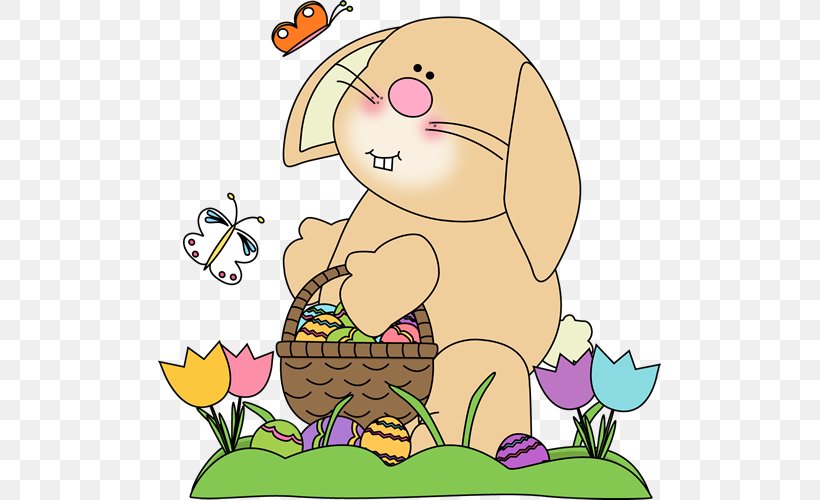 Easter Bunny Rabbit Spring Clip Art, PNG, 503x500px, Easter Bunny, Art, Artwork, Basket, Carrot Download Free