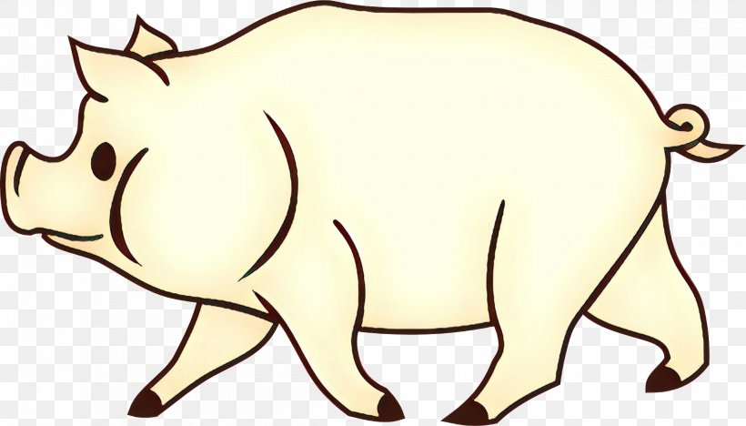 Pig Dog Clip Art Cattle Mammal, PNG, 2400x1372px, Pig, Animal, Animal Figure, Art, Boar Download Free