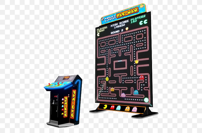 World's Biggest Pac-Man Pac-Man & Galaga Dimensions Pac-Man Battle Royale, PNG, 540x540px, Pacman, Air Hockey, Amusement Arcade, Arcade Game, Bandai Namco Entertainment Download Free