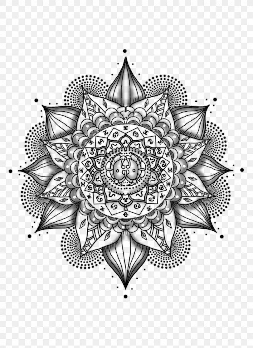 Mandala Mehndi Clip Art, PNG, 872x1200px, Mandala, Abziehtattoo, Art, Black And White, Drawing Download Free