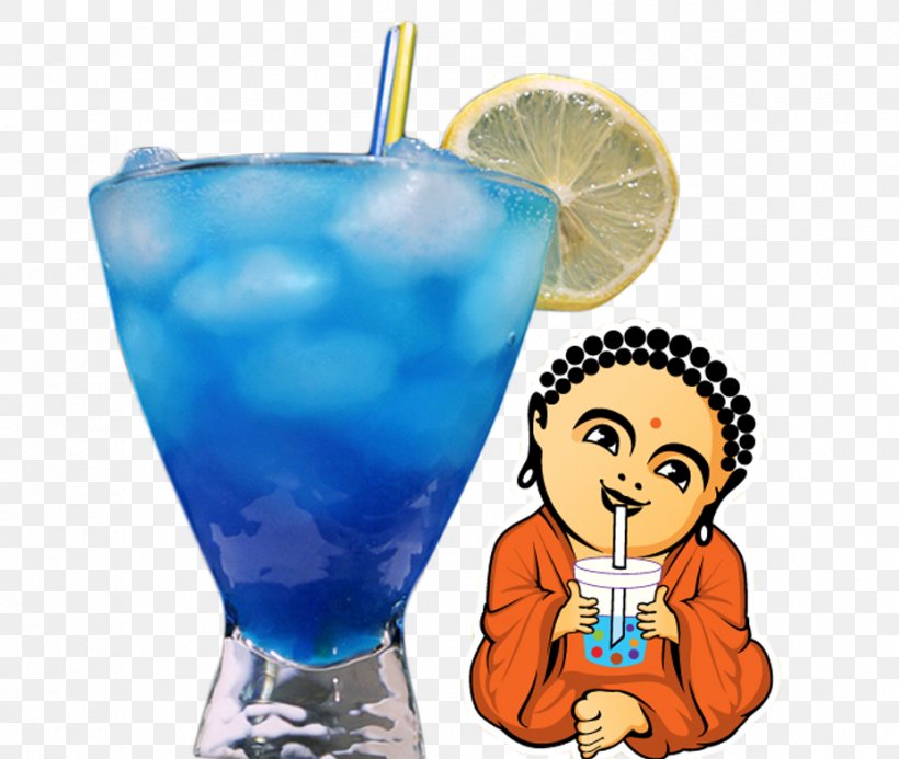 Blue Hawaii Bubble Tea Blue Lagoon Drink Mix Cocktail Garnish, PNG, 928x785px, Watercolor, Cartoon, Flower, Frame, Heart Download Free