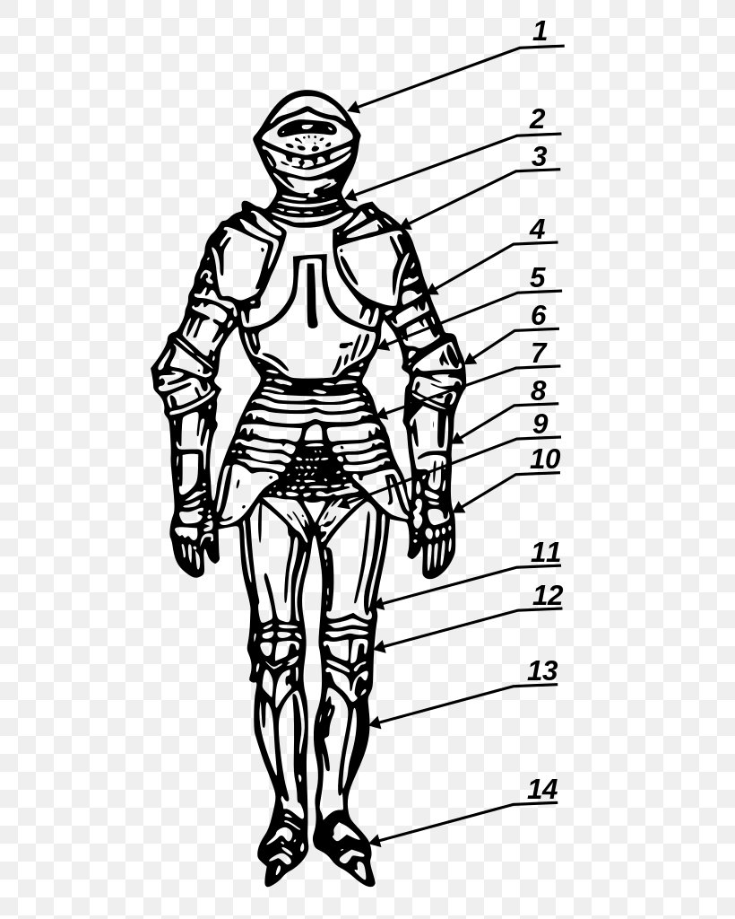 Body Armor Plate Armour Zbroja Pełna Middle Ages, PNG, 558x1024px, Body Armor, Area, Arm, Armour, Art Download Free