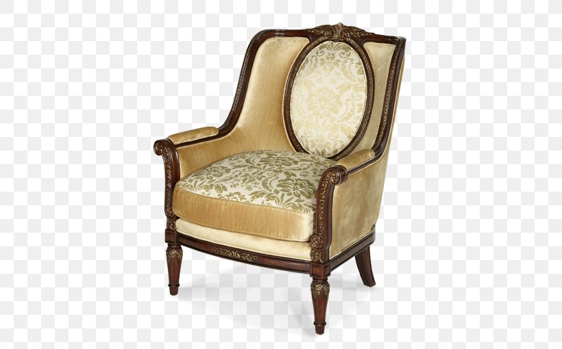 Club Chair Table Furniture AICO Imperial Court Wood Trim, PNG, 600x510px, Club Chair, Antique, Bedroom, Chair, Couch Download Free