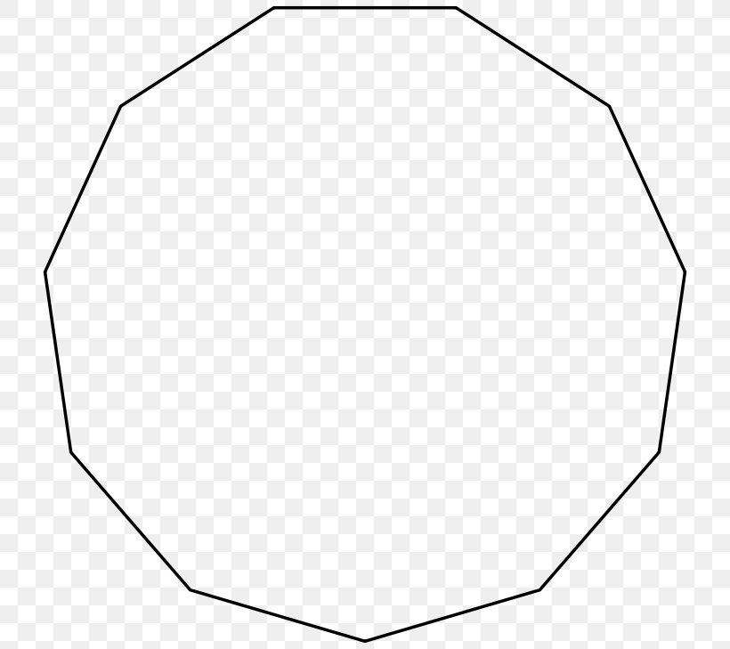 Hendecagon Regular Polygon Geometry Dodecagon, PNG, 738x729px, Hendecagon, Area, Black And White, Decagon, Dodecagon Download Free