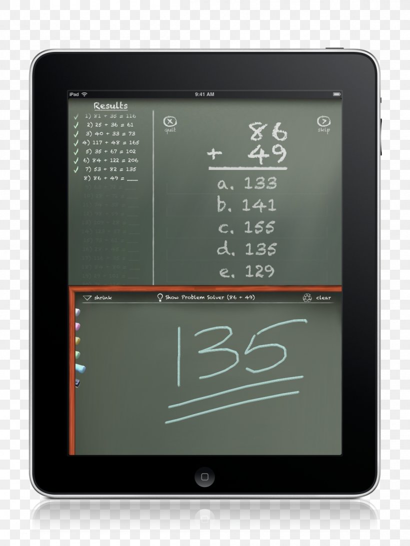 Mathematics Handheld Devices Learning Number, PNG, 1152x1536px, Mathematics, Addition, App Store, Brand, Display Device Download Free