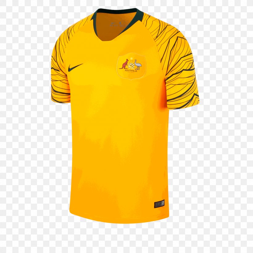 2018 World Cup Australia National Football Team Stadium Australia Jersey Nike, PNG, 1024x1024px, 2018 World Cup, Active Shirt, Australia, Australia National Football Team, Clothing Download Free