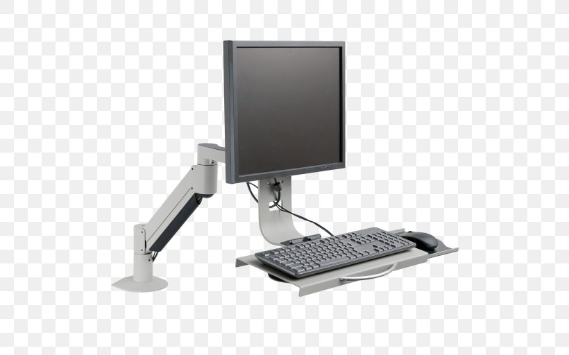 Computer Keyboard Computer Monitors Sit Stand Desk Computer Mouse