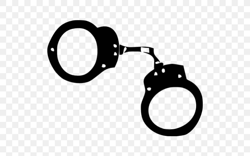 Handcuffs Clip Art, PNG, 512x512px, Handcuffs, Area, Arrest, Auto Part, Black Download Free