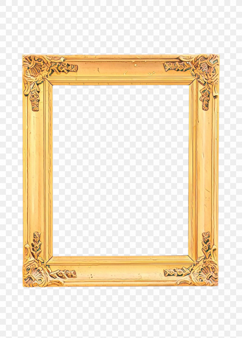 Picture Frame, PNG, 916x1280px, Picture Frame, Brass, Interior Design, Rectangle, Yellow Download Free