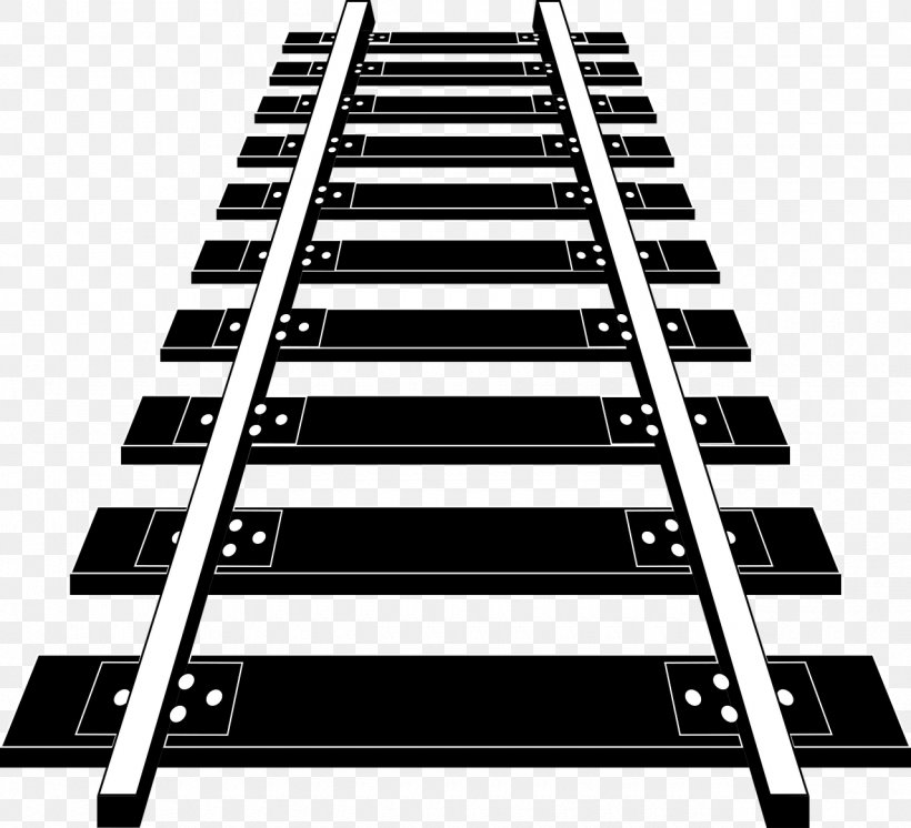 Rail Transport Train Track Locomotive, PNG, 1280x1165px, Rail Transport, Black, Black And White, Building, Locomotive Download Free