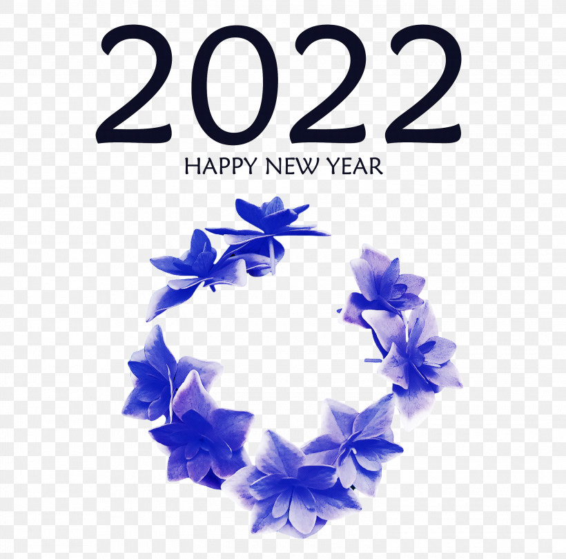 2022 Happy New Year 2022 New Year 2022, PNG, 3000x2961px, Flower, Lavender, Petal Download Free