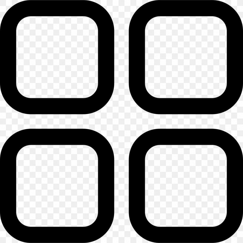 Download, PNG, 980x980px, Symbol, Area, Black And White, Button, Rectangle Download Free