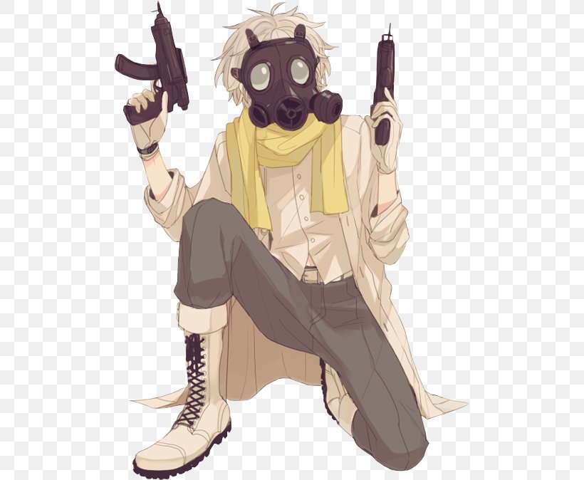 Dramatical Murder Cosplay Gas Mask, PNG, 499x674px, Watercolor, Cartoon, Flower, Frame, Heart Download Free