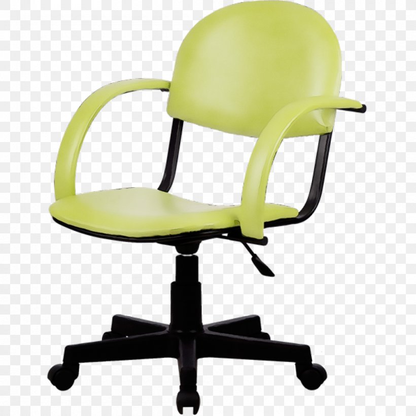 Office Chair Chair Furniture Line Plastic, PNG, 1000x1000px, Watercolor, Armrest, Chair, Furniture, Material Property Download Free