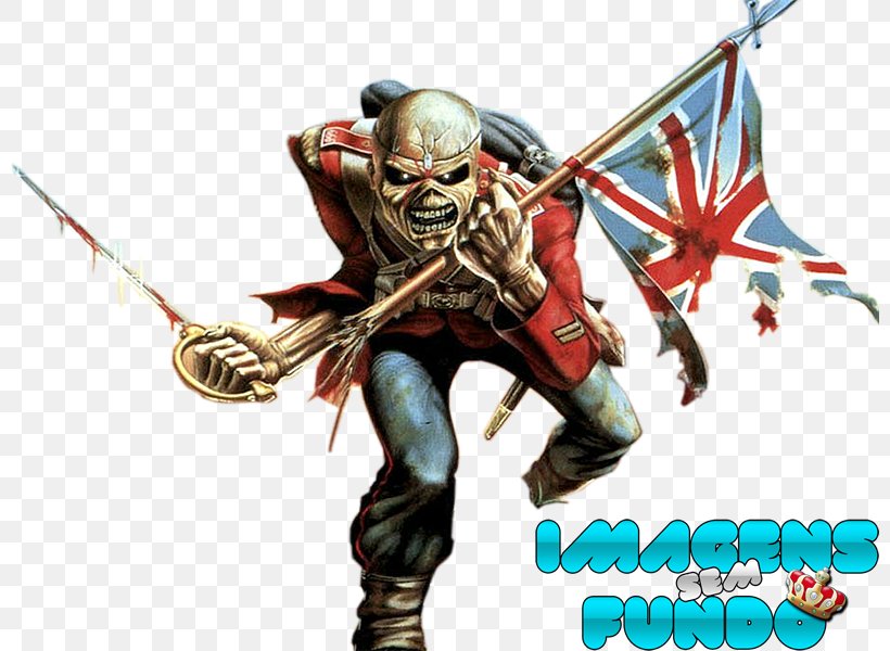 The Trooper (Live Long Beach Arena) Iron Maiden Piece Of Mind Eddie, PNG, 800x600px, Trooper, Action Figure, Album, Album Cover, Book Of Souls Download Free