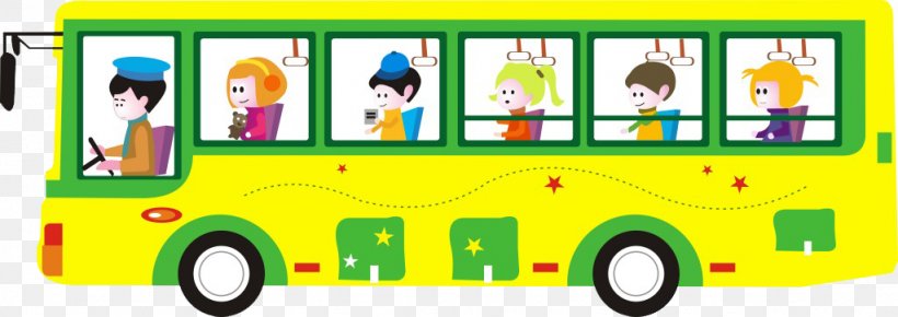 Bus Cartoon Public Transport, PNG, 1024x363px, Bus, Area, Art, Car, Cartoon Download Free