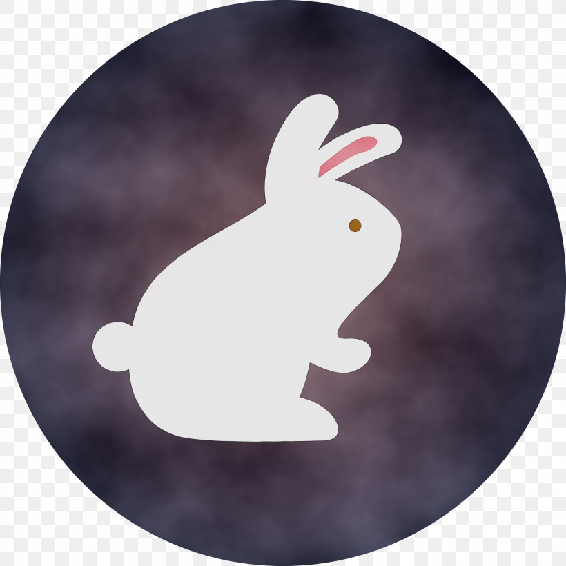 Rabbit Hares, PNG, 3000x3000px, Rabbit, Paint, Watercolor, Wet Ink Download Free