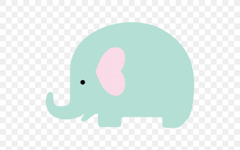 Elephant Green Clip Art, PNG, 512x512px, Elephant, Elephants And Mammoths, Green, Mammal, Organism Download Free