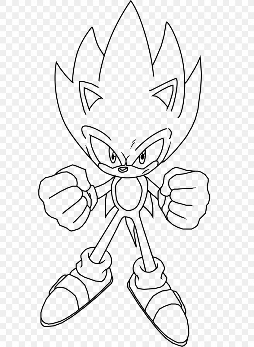 Line Art Drawing Sonic Drive-In Sonic Battle, PNG, 900x1228px, Line Art
