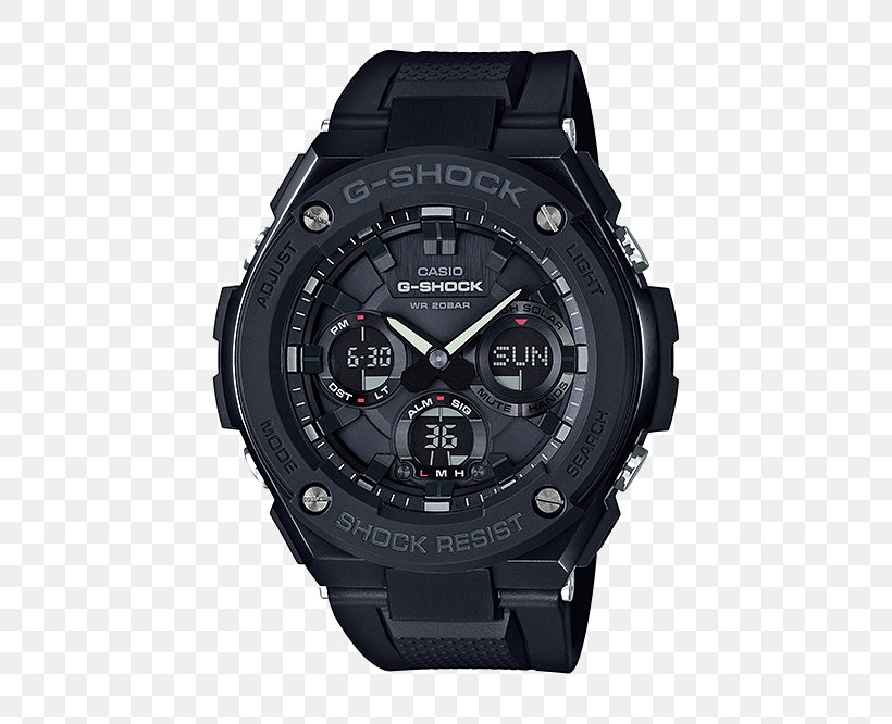 Watch G-Shock Jewellery Casio Wave Ceptor, PNG, 666x666px, Watch, Black, Brand, Casio, Casio Wave Ceptor Download Free