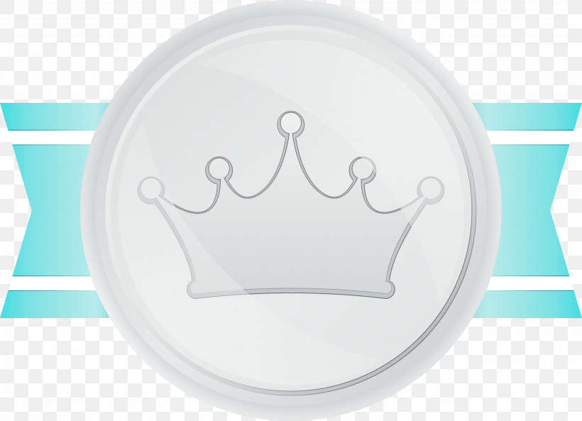 Crown, PNG, 3000x2173px, Silver Badge, Award, Award Badge, Badge, Crown Download Free