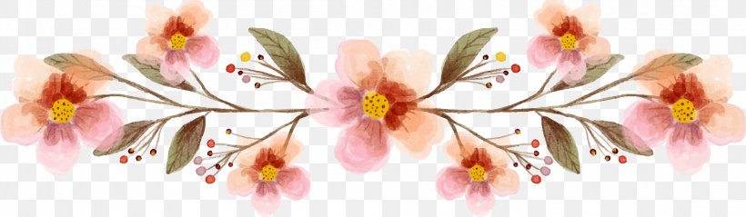 Cut Flowers Painting Set, PNG, 2302x671px, Flower, Art, Blossom, Branch, Cut Flowers Download Free